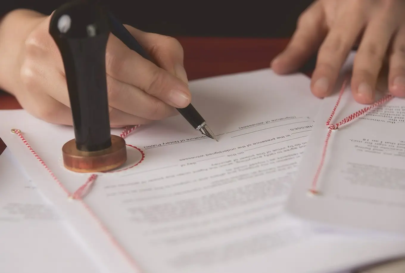 podpisanie aktu notarialnego
